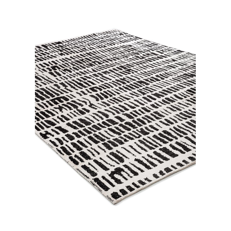 Contemporary Abstract Rectangles Area Rug, Rectangle 9' x 12'