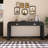Wooden Entryway Table With Burl Veneer-718698867