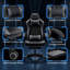 Fauteuil inclinable et pivotant ergonomique en cuir synthétique RAYS-41302462