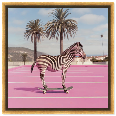 «Zebra Skate Canvas Pop Art Prints» par Art Remedy