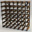 Liddle 42 Bottle Floor Wine Bottle Rack-12254394