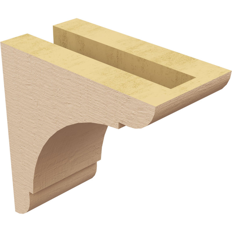 Bois de cèdre brut olympique TimberThane Corbel, brun clair apprêté, H 6 po x l 3 po x P 6 po