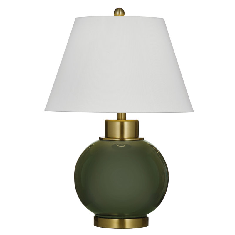 Lampe de table en céramique verte 24 po Everett