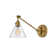Arti 7.75-in Swing Arm Extendable Single Light Sconce with On/Off Switch