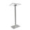 Podium en acrylique Fixturedisplays® pour plancher, poteau et base en aluminium - transparent et argent 119741
