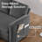 81" Sleeper Sofa Couch With Pullout Bed, Convertible Sleeper Sectional For Living Room, Comfortable Modular Couchs With Storage-1325766809
