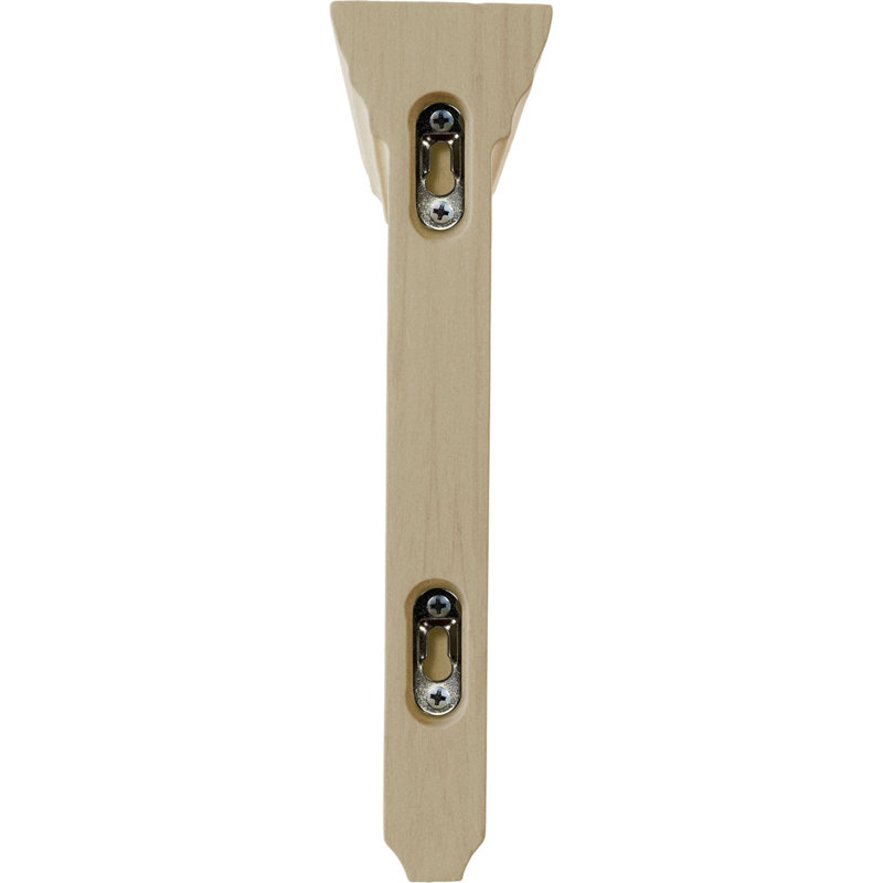 Support en bois / corbeau H 10 po x l 2,5 po x P 5,5 po, Hévéa