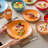 16-Piece Bright Dopamine Color Dinnerware Set for 4, Vibrant Ceramic Plates, Bowls & Mugs, Fun & Festive Tableware-1155728566