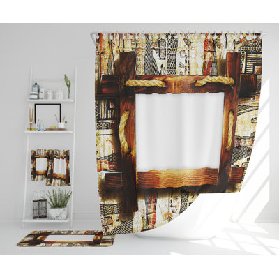 Nasiyah Polyester Shower Curtain Set