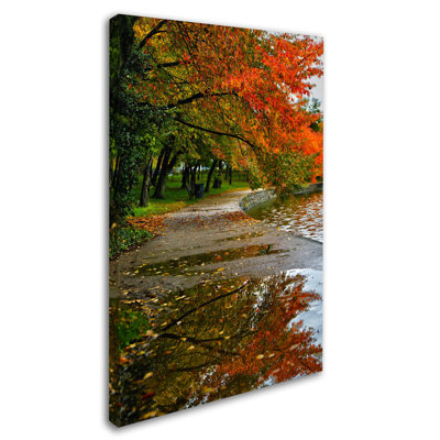 Gronseth "Tidal Basin Autumn 1" Photographic Print on Wrapped Canvas