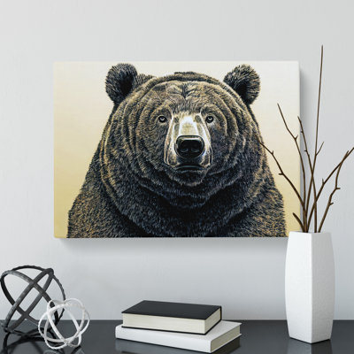 Outstanding Bear - Wrapped Canvas Print