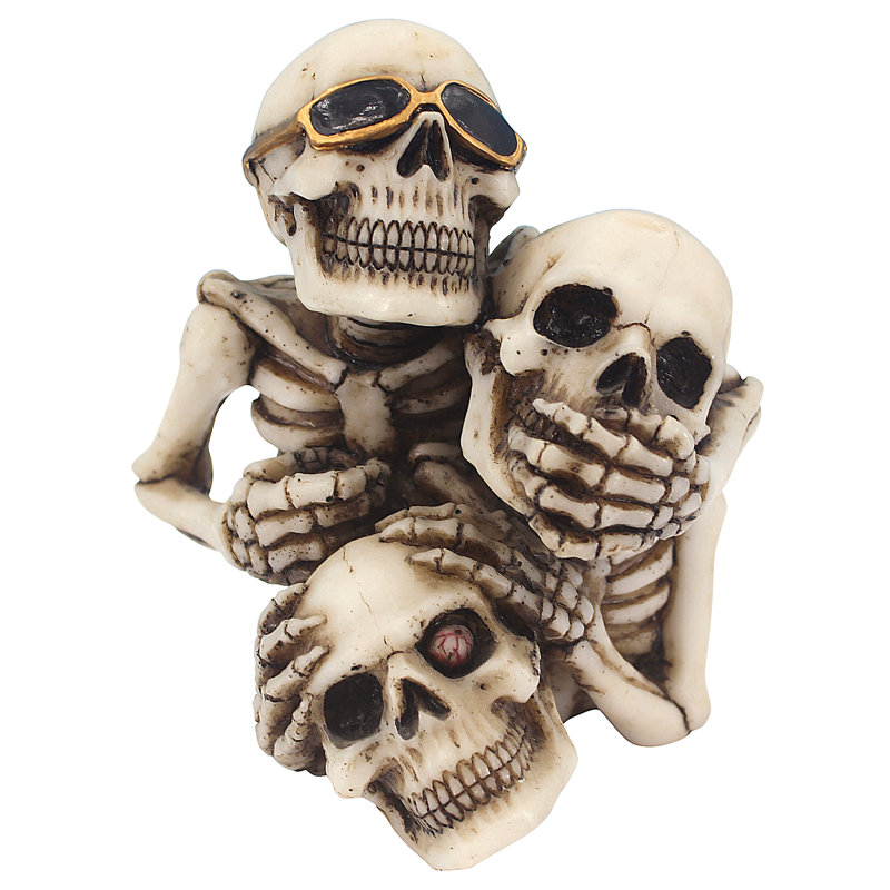 Porte-crayons No Evil Skeleton