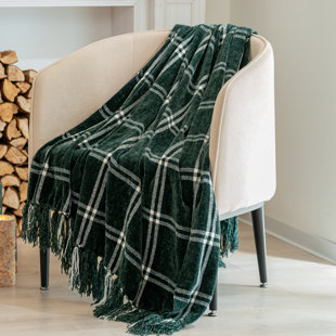 Soft Chenille Throw Blanket