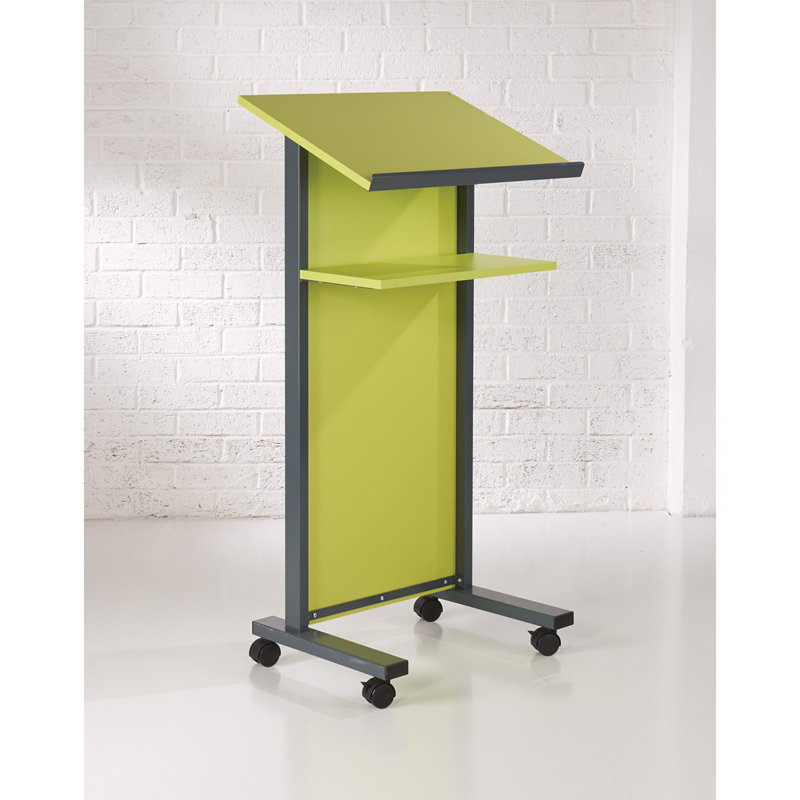 120cm Full Podium with Wheels, Lime