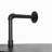 Industrial Pipe Clothing Rack, Reversible 118.3'' Clothes Rack for Hanging Clothes, Heavy Duty Garment Rack Closet Wardrobe Rack with LED Lights & Shelves, Walk-in Closet System, Black (Three) 