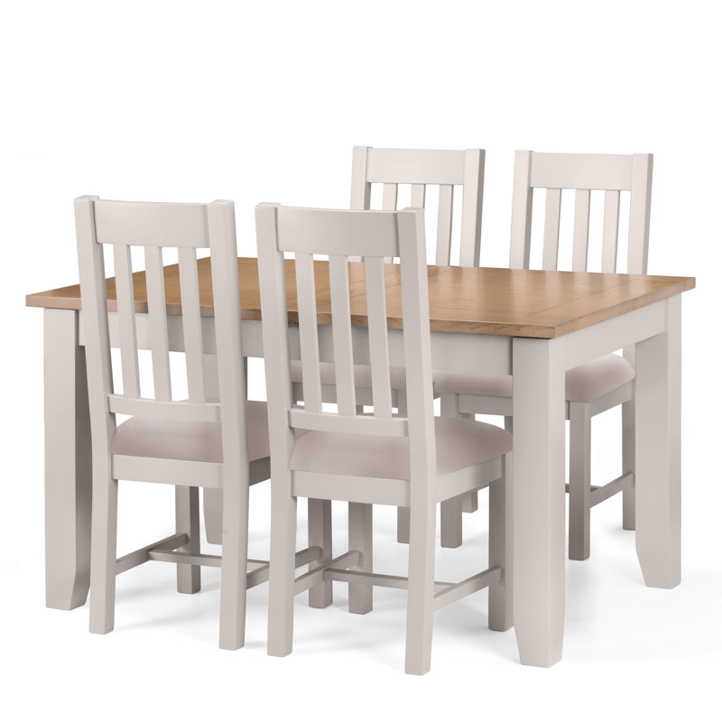 Sunglow 49cm H Linen Upholstered Slat Back Side Chair in Grey, Elephant Grey