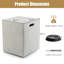 Square Outdoor Side Table - 40 cm W 40 cm D