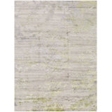 Hand-Knotted High-Quality Natural and Green Area Rug