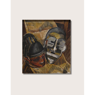 Negro Masks By Malvin Gray Johnson Reproduction Print