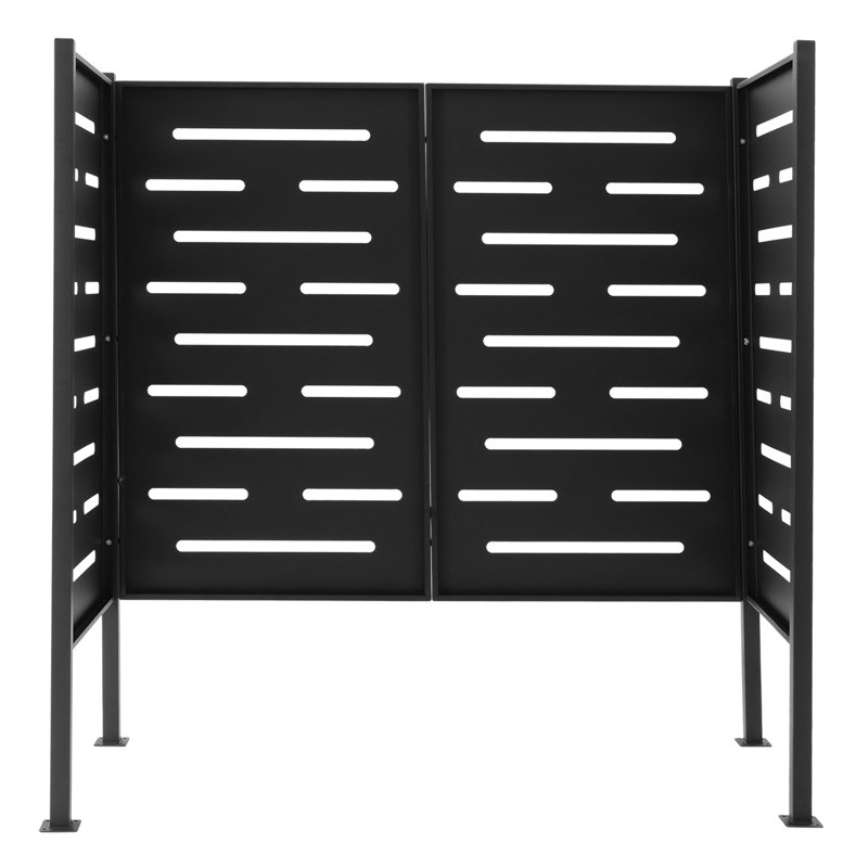 Clôture d'intimité pour climatiseur en fer, H 48 po x l 48 po x P 22 po