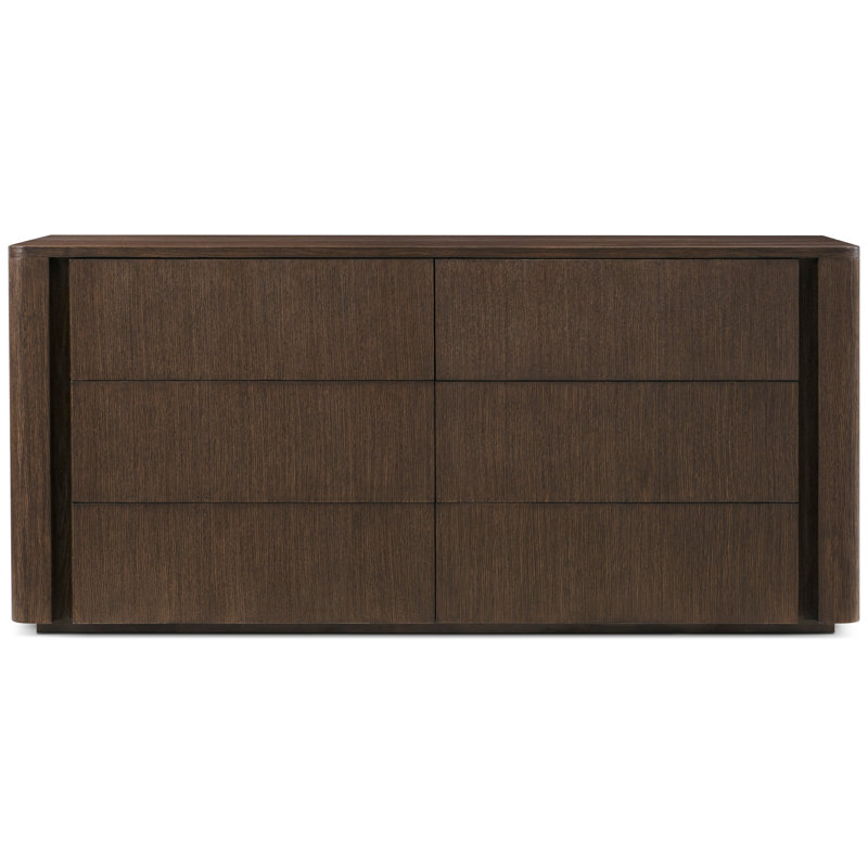 Commode 6 tiroirs Lisbon, Brown