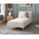Decato Camille Chaise Longue Daybed in Velvety Fabric