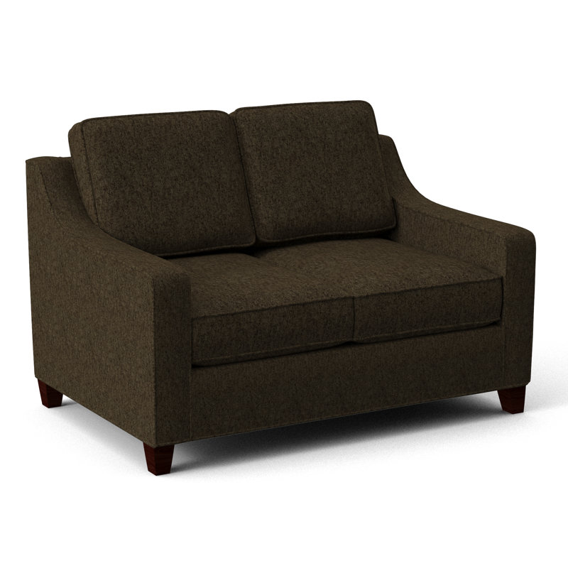 Clark 54" Square Arm Sofa Bed, Ridgecrest Meadow, Empire Mahogany