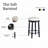 360° Swivel Backless Counter Height Barstool-707108984-707108966