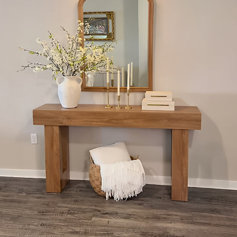 Console American Country simple et élégante, H 33,5 po x l 70,9 po x P 13,8 po