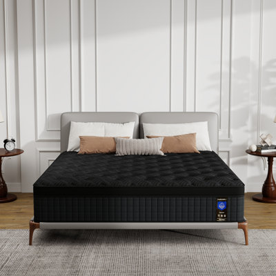 12" Twin Mattress Memory Foam Medium Firm Hybrid Mattress in a box With Certipur-us, Pocket Spring