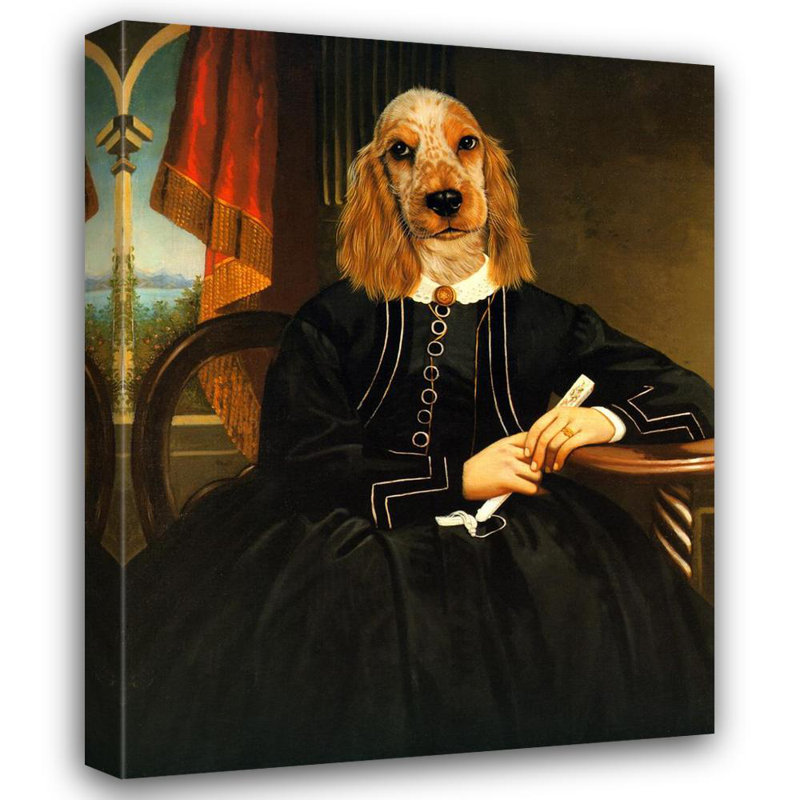 Ancestral Canine IV, H 24 po x l 19 po