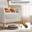 Fauteuil à oreilles haut dossier, siège extra profond, poche latérale, pieds en métal doré-858918346-865518092