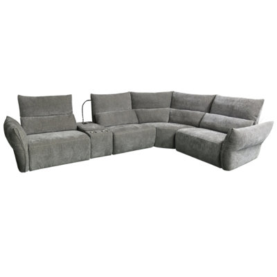 Hagerty 6-Piece Fabric Power Reclining Sectional