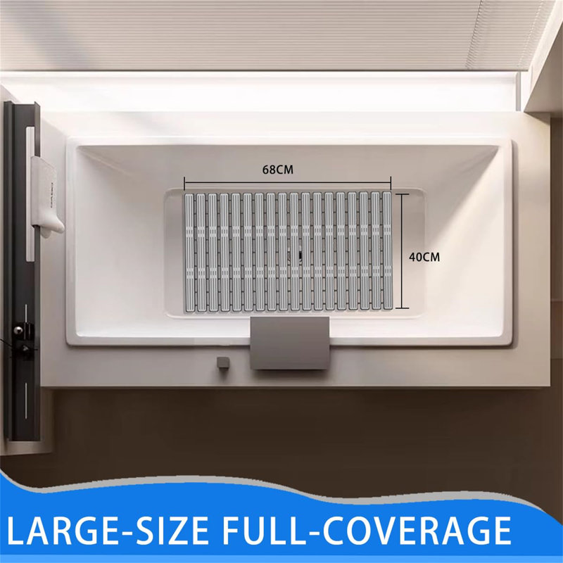 Gowan Plastic / Acrylic Non-Slip Shower Mat, 68cm