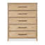 Retreat Pole Rattan Five-Drawer Chest-2027664020