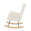 Fauteuil berçant beige Teddy