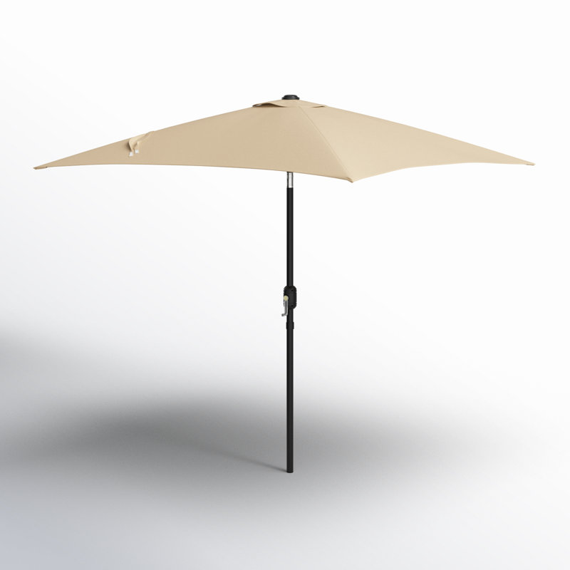 Parasol de marché carré 6,5 pi Tempo, Tanné