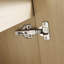 Meuble-lavabo autoportant de 30 po avec lavabo en résine blanche et 2 portes d'armoire à fermeture en douceur