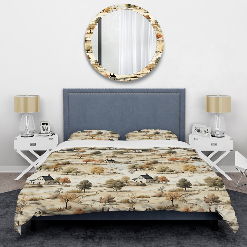 Literie Quendarius, Housse de couette simple + 1 taie décorative stan