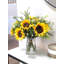 Arrangement de tournesol en fausse eau