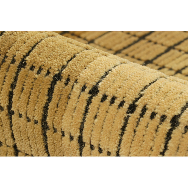 Modern Textural Wool Area Rug, Rectangle 10' x 14'