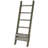 Wooden Blanket Ladder Rack, Farmhouse Gray Towel Holder with Storage Shelf and Magazine Organizer
