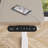55" Height-Adjustable Standing Desk with Divider, Mouse Pad and Power Strip