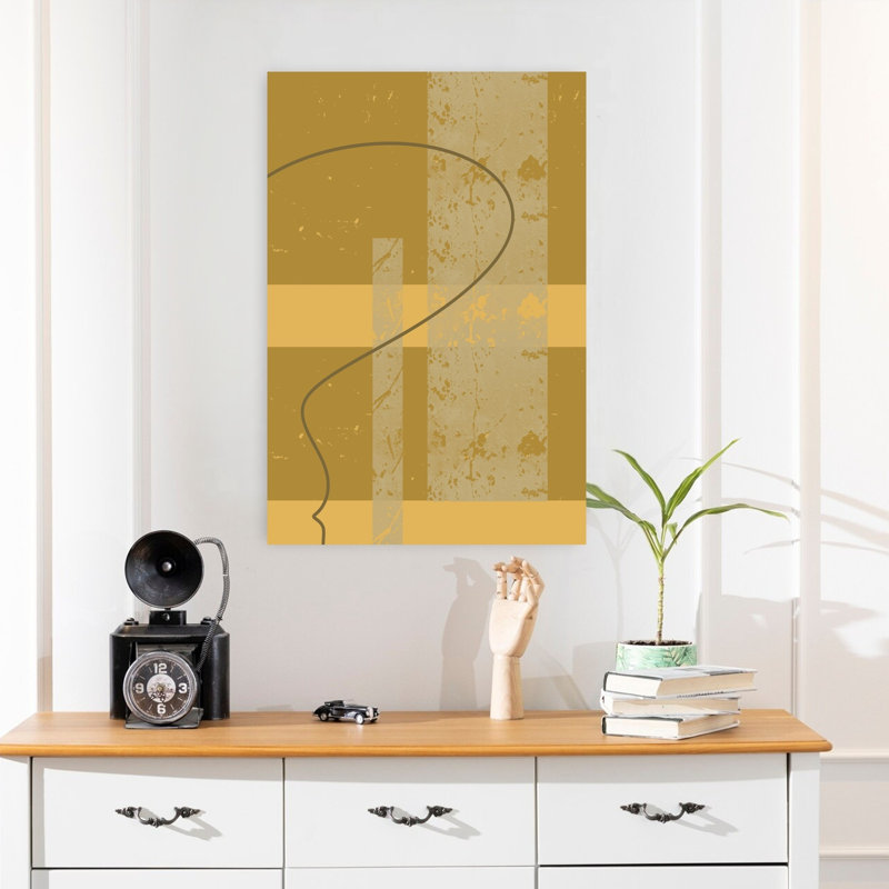 Art contemporain, art contemporain abstrait, H 24 po x l 16 po