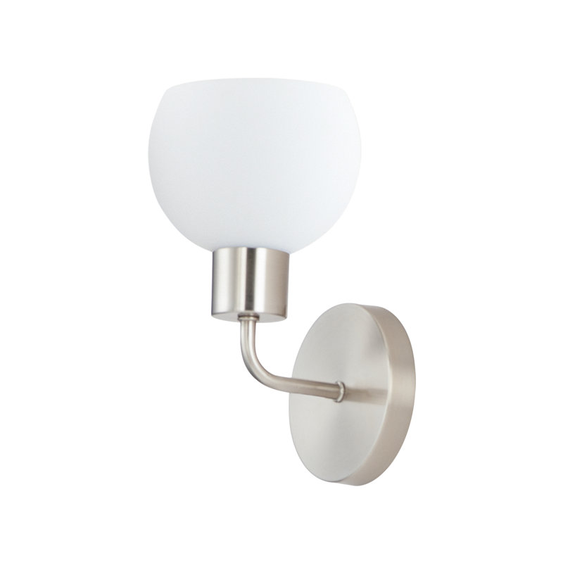 Stackpole Armed Sconce, Satin Nickel