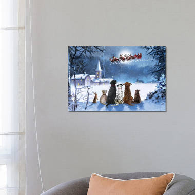 The Holiday Aisle® Santa Claus Poster Christmas Decorations Indoor Cool  Painting Canvas Wall Art Modern Picture For Living Room Decor New Year Gifts  On Canvas Painting