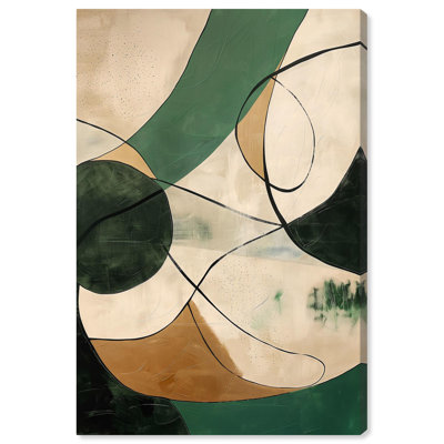 Art abstrait sur toile Greenlight Breeze I par Art Remedy
