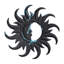 Plaque de jardin demi-lune soleil face Nagel-967986929