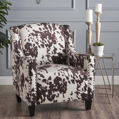 Chaise d'appoint confortable avec dossier capitonné, fauteuil de chambre simple avec pieds en bois et chaises d'appoint modernes pour le salon