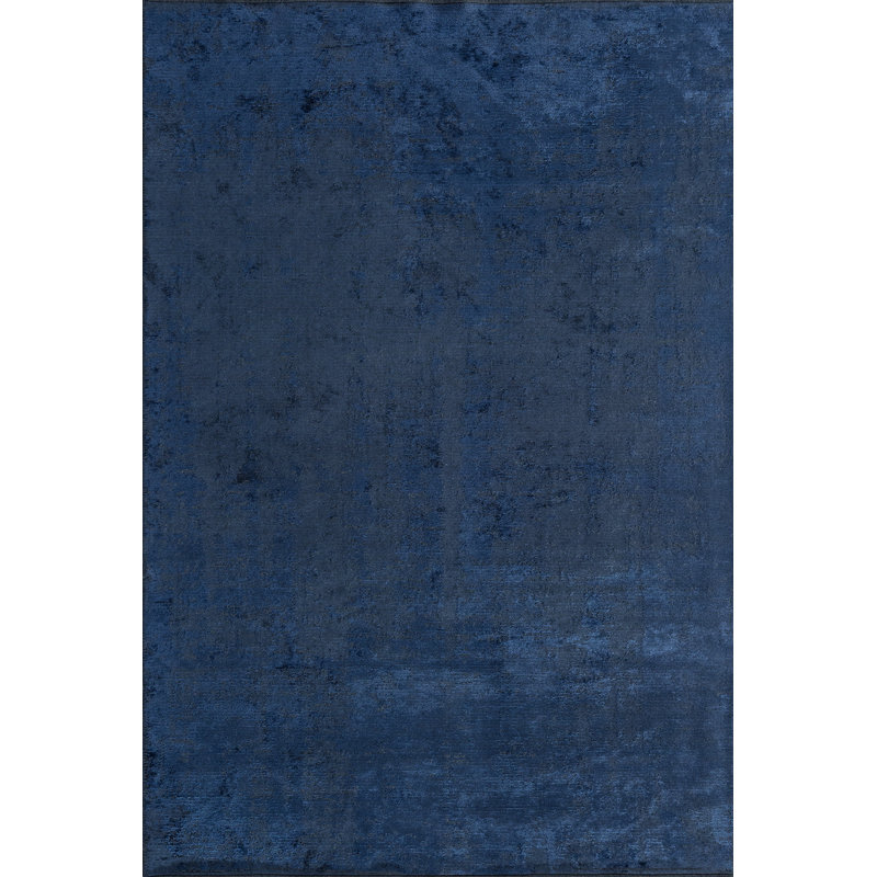 Blue Luxury Area Rug, Rectangle 7'10" x 11'2"